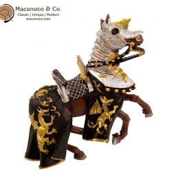 62030 Horse with Black Robe & Gold Dragon 2