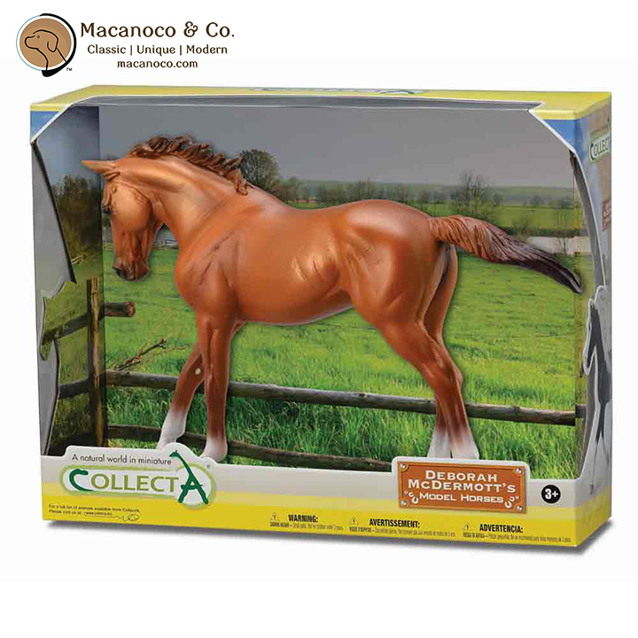 Toy Horse Model by CollectA 88477 New with tag THOROUGHBRED BAY MARE 