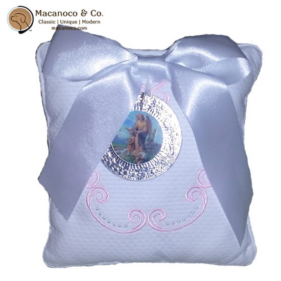 medallion-pique-pillow-guadian-angel-pink-w-logo