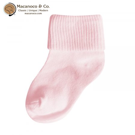 Piccolo Hosiery Baby Cuffed Sock Pink