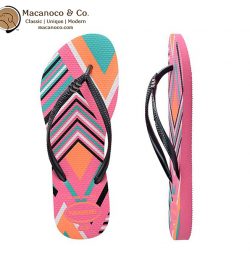4115842-0703 Slim Tribal Hardware Sandal Flip Flop Shocking Pink