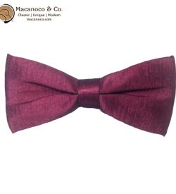2572 Burgundy Silk Pre-Tied Bow Tie