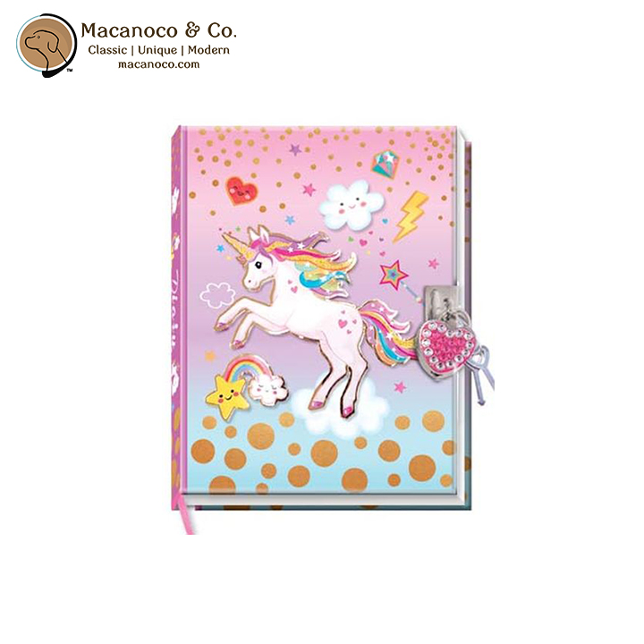 Hot Focus Unicorn Journal Kit for Girls Ages 6 7 8-12 - Complete Diary Set  with