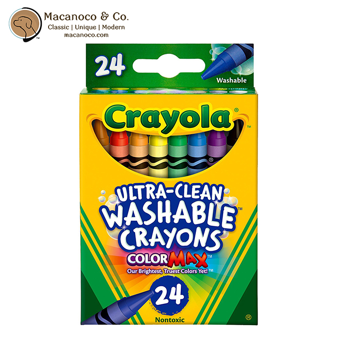 Crayola 24 Ct Washable Crayons 1 - Macanoco and Co.
