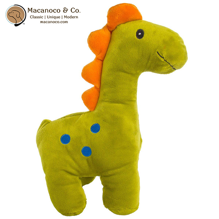 Dinosaur Rattle Plush Toy Green 