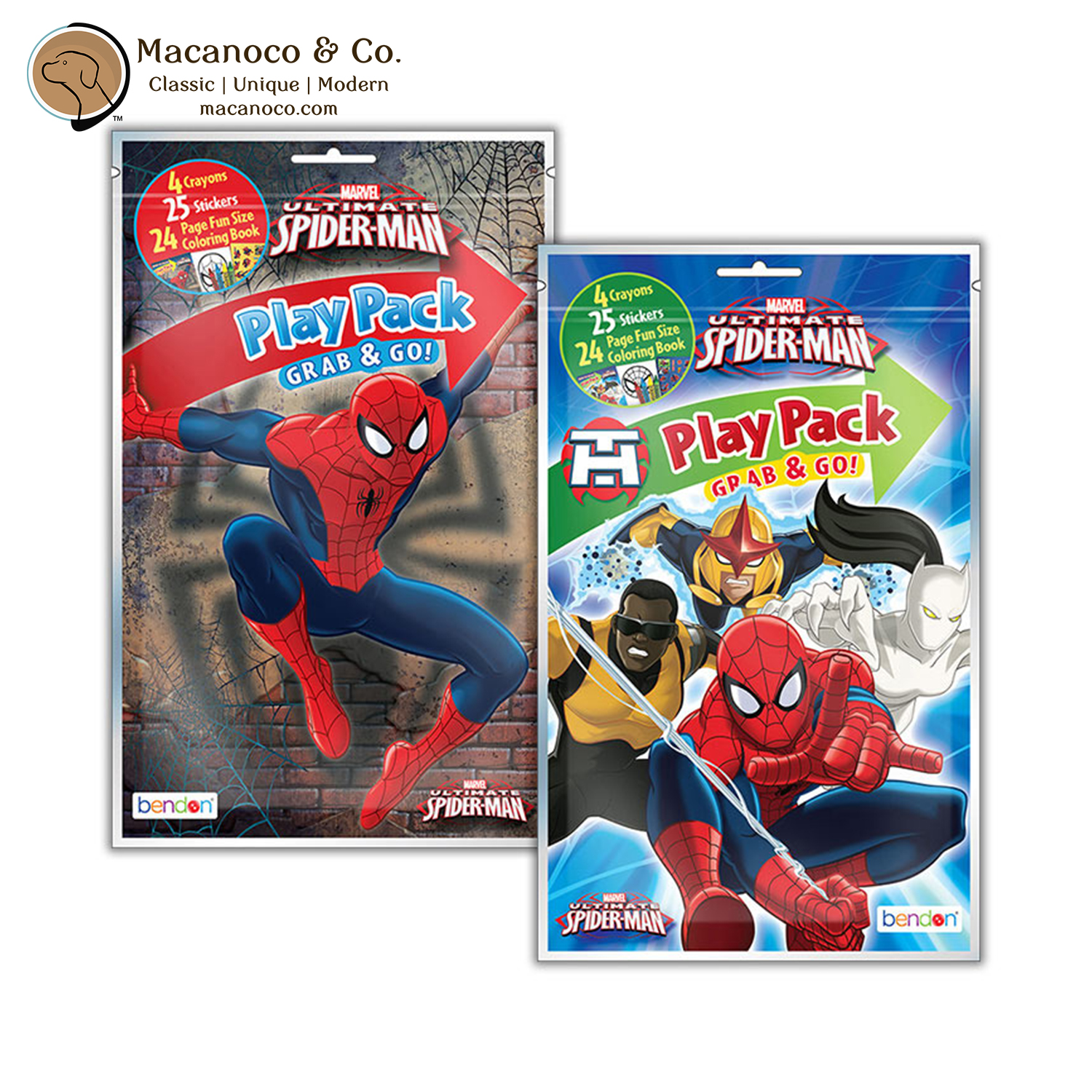 Marvel Spider-man Grab n Go Play Packs Party Favors 12 Pack 