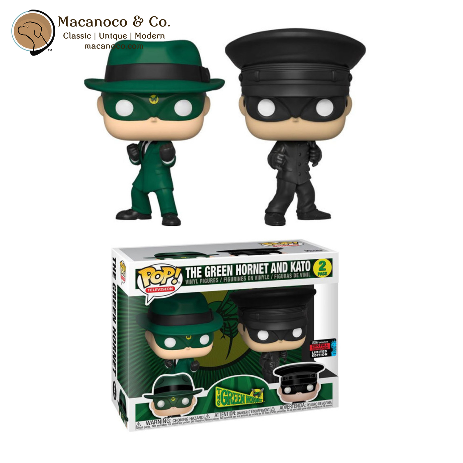 green hornet funko pop 2 pack