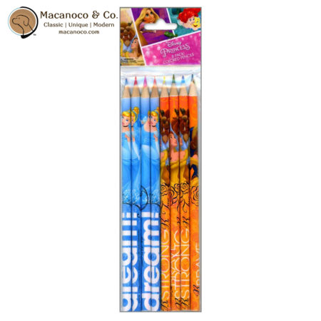 PRINC8 Disney Princess 8-Piece Colored Pencils 1
