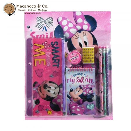 1099870347 Disney Minnie Mouse 10-Piece Stationery Set 1