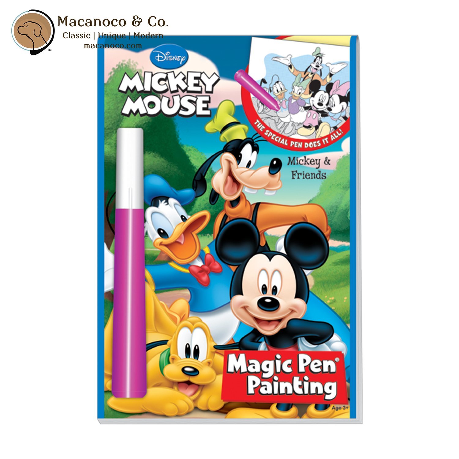 Disney 85231 Mickey and Friends Deluxe – Libro de autógrafos con bolígrafo  – Yaxa Colombia