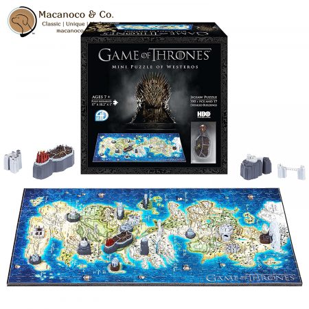 WT2458037 4D Cityscape Game of Thrones 3-D Mini Puzzle of Westeros (350Piece) 1