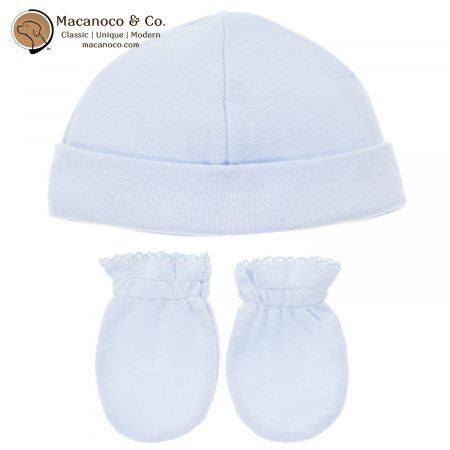 9288 Hat and Gloves Blue 1