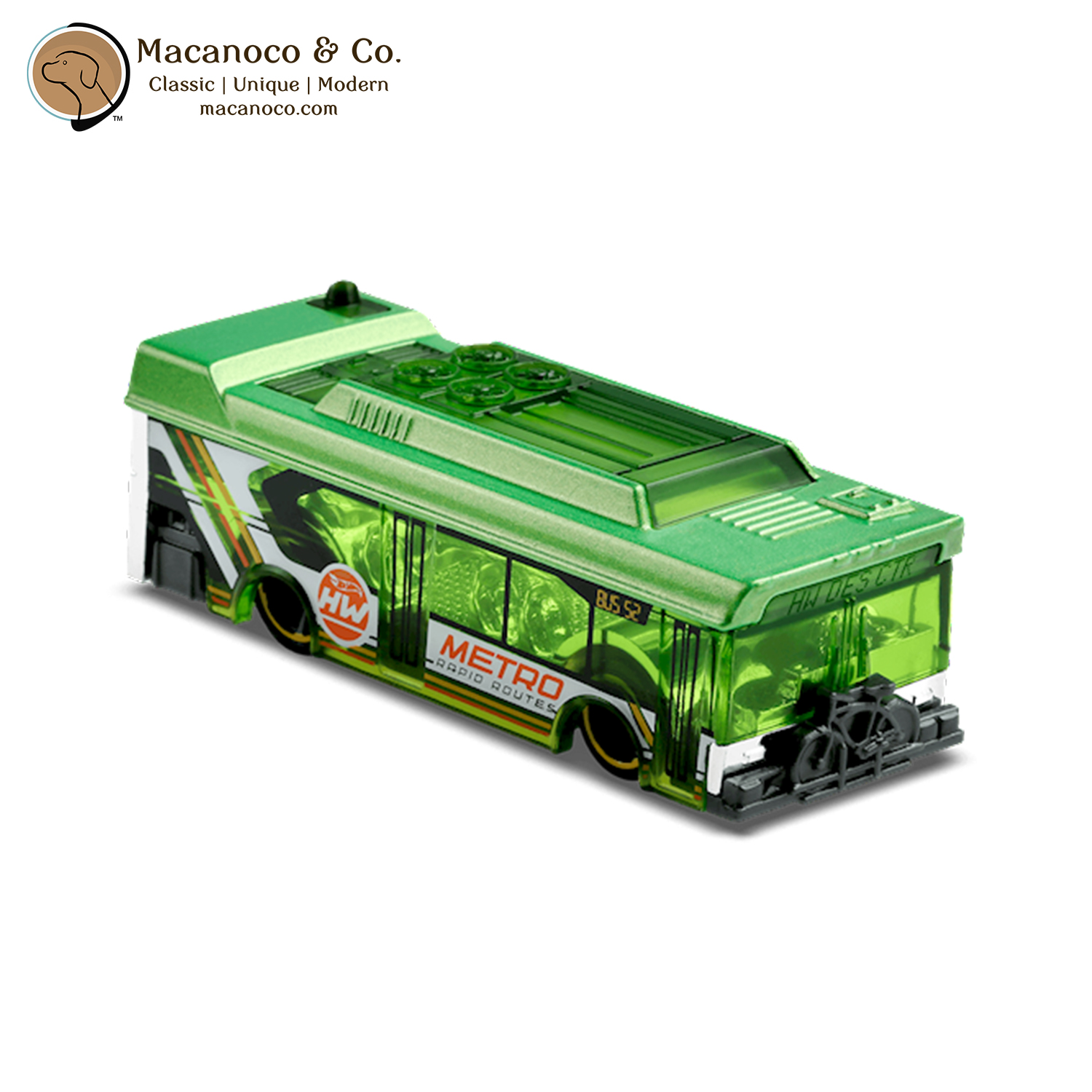 Hot Wheels HW Metro Ain't Fare, Green Toy - Macanoco and Co.