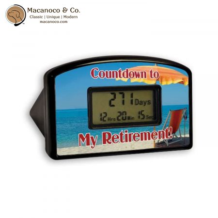 BM1471 BigMouth Inc Relaxin' Retirement Countdown Timer with Desk Clock