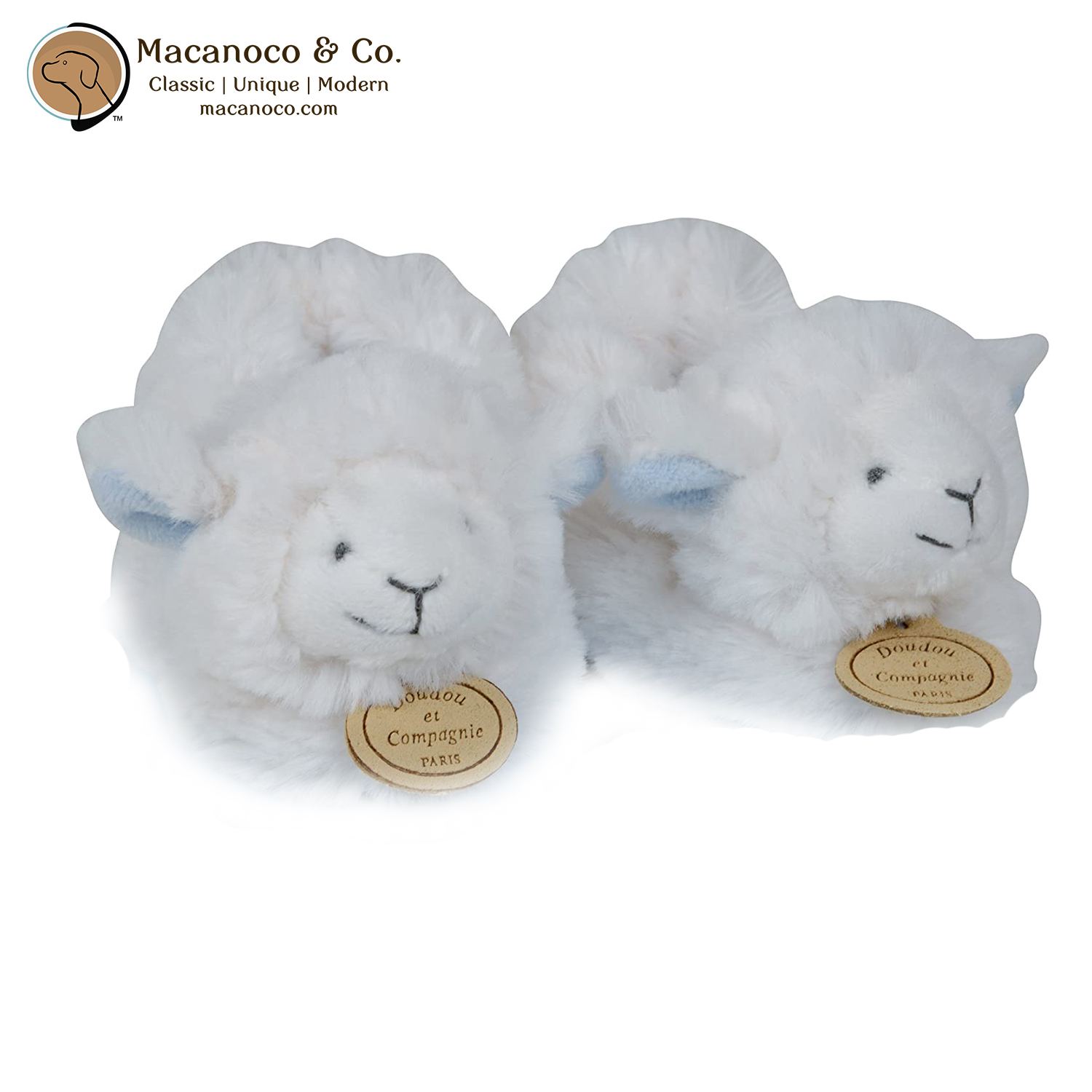 Doudou et Compagnie - Baby Boys White and Blue  