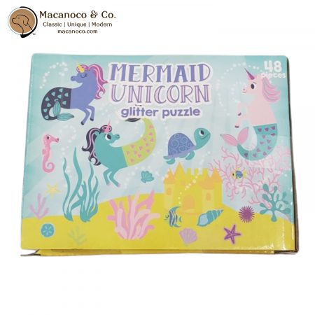 F243836 Mermaid Unicorn Glitter Puzzle 1
