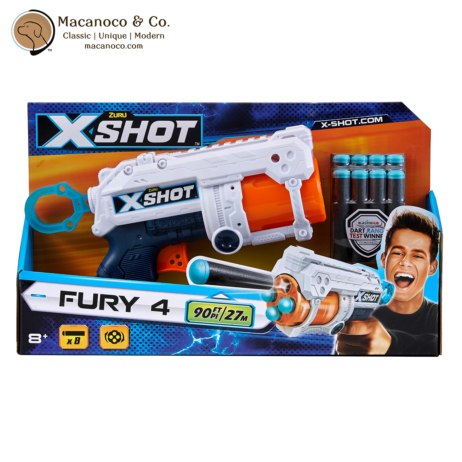 Zuru X-Shot Excel Fury 4 Foam Dart Blaster Toy