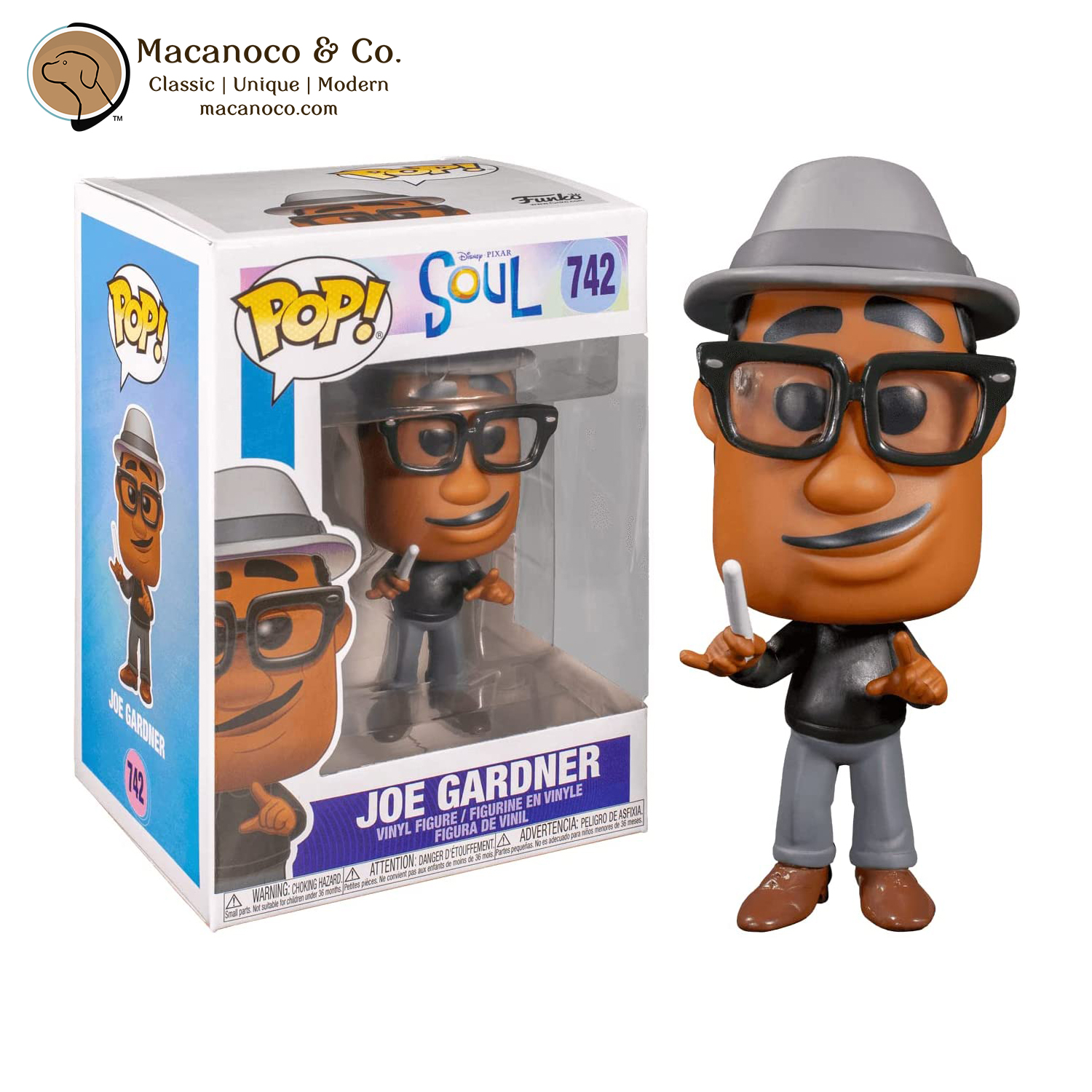 Funko Pop! Disney Pixar Soul: Joe Gardner Vinyl Toy Figure