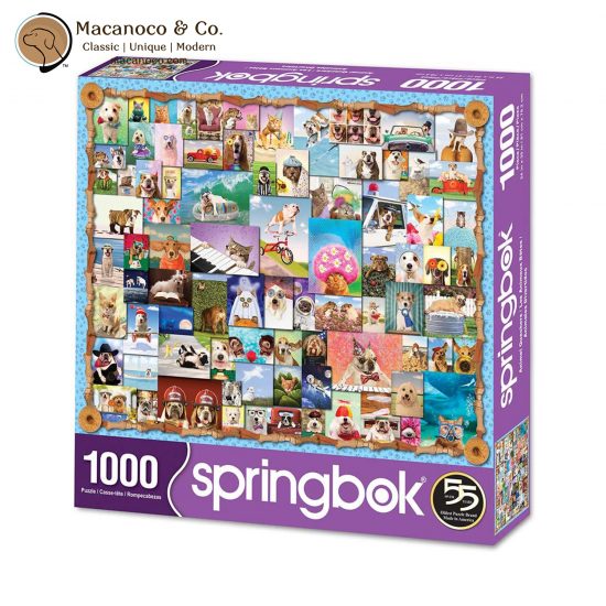 38-10931 Springbok Animal Quackers 1000 piece puzzle 1