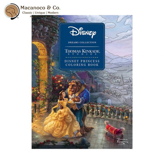 9781524865559 Thomas Kinkade Studios Disney Princess Coloring Paperback Book 1
