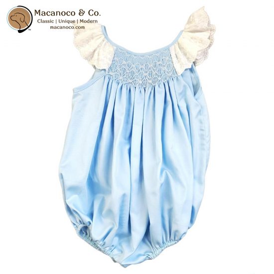 Lace Smocked Bubble Romper 1