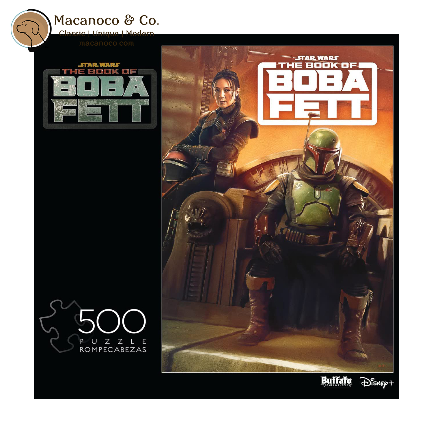 Buffalo Games Star Wars - The Book of Boba Fett 500-Piece Jigsaw Puzzle -  Macanoco and Co.