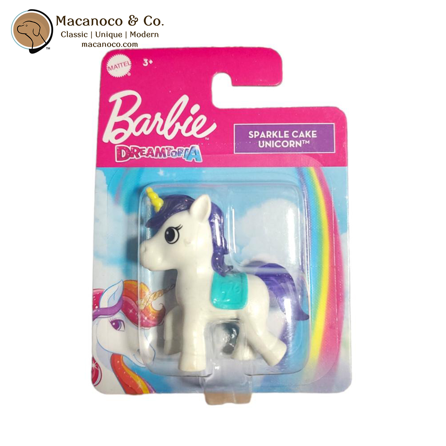 HFG33 Barbie Dreamtopia Sparkle Cake Unicorn Accessory Pack Toy 1