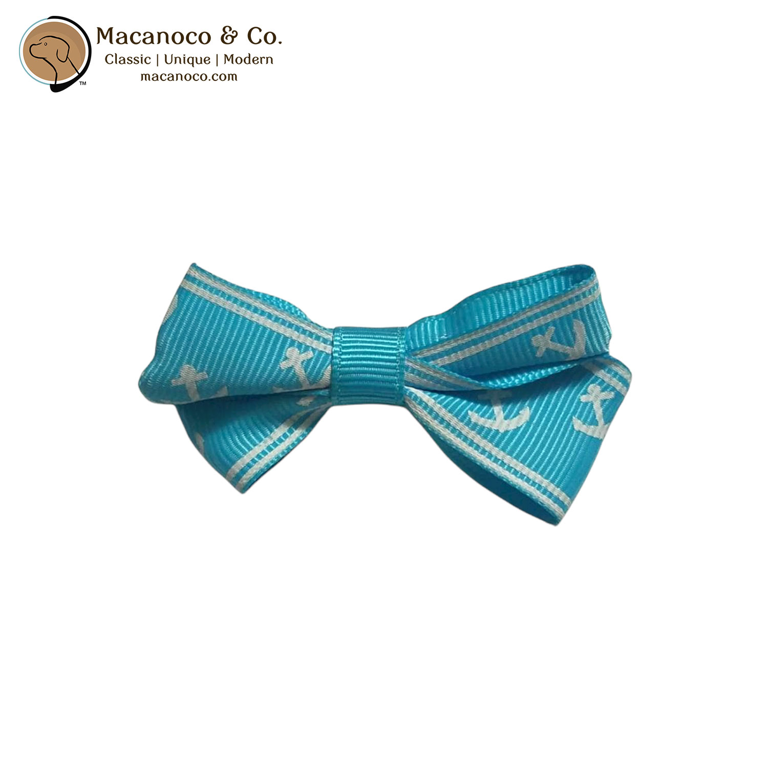 3699 Anchor Bow French Turquoise 1