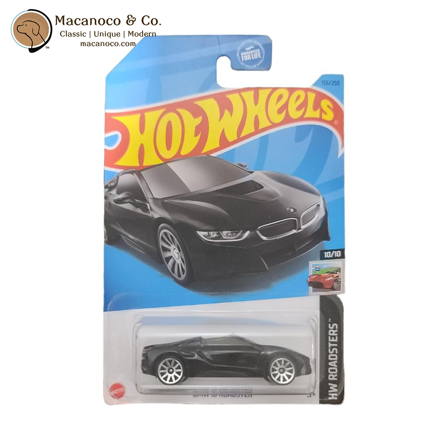 Hot Wheels BMW i8 Roadster, Black Toy - Macanoco and Co.
