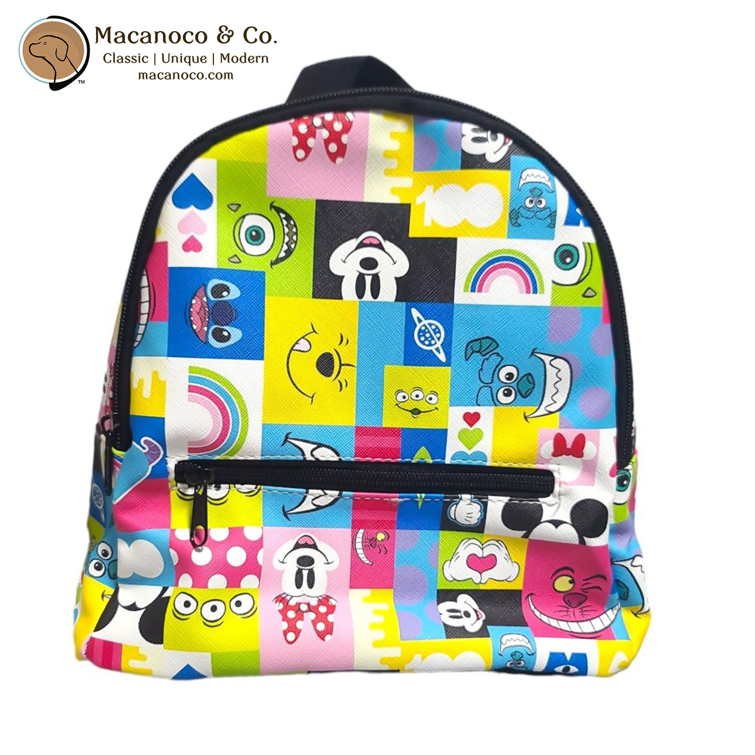 animal crossing character grid mini backpack Nintendo Kids 16 Inch School (One Size, Black) add a touch of whimsy to your day! Bioworld | Animal Crossing Tom