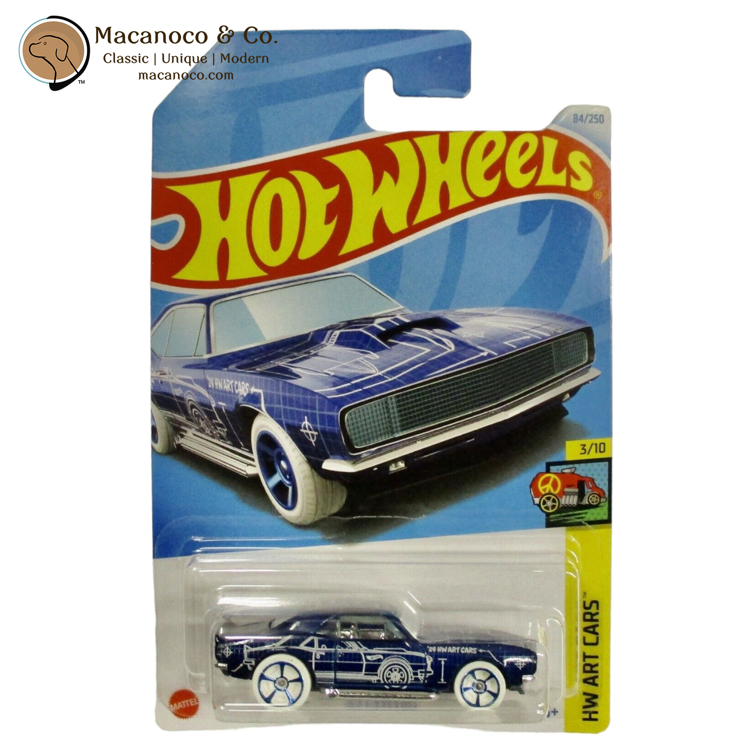 Hot Wheels '67 Camaro, Blue Toy